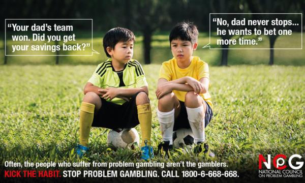 National Council on Problem Gambling ad