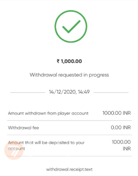 screenshot step 4 how to withdraw